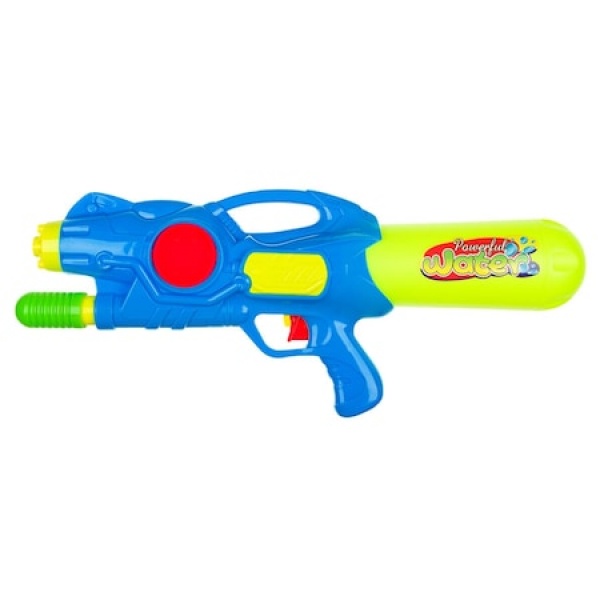 Pistol de apa pentru copii,albastru / galben 42 cm